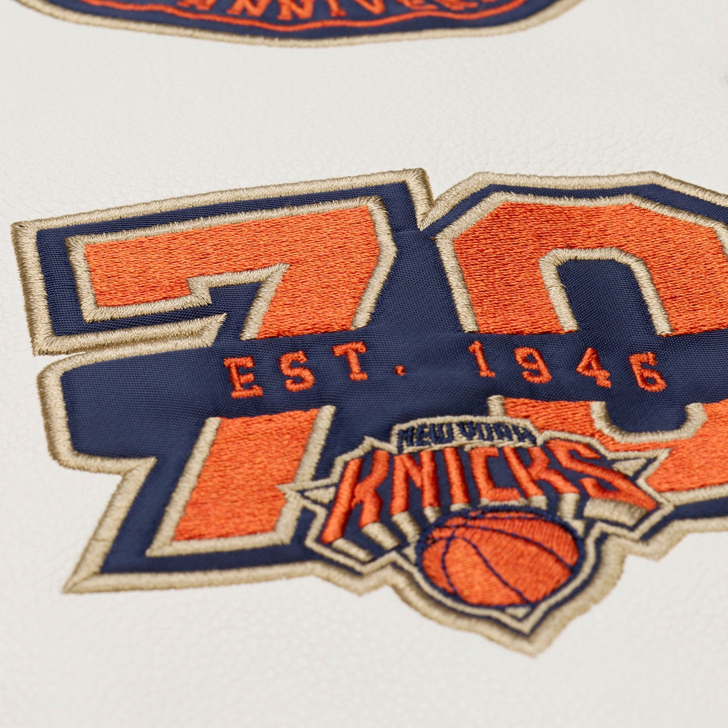Mitchell & Ness Knicks Dusted Collection Varsity Jacket