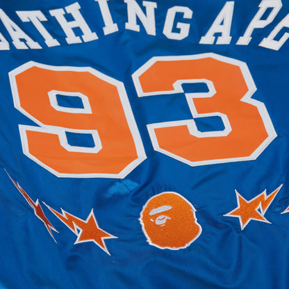 Mitchell & Ness Knicks x BAPE Satin Jacket