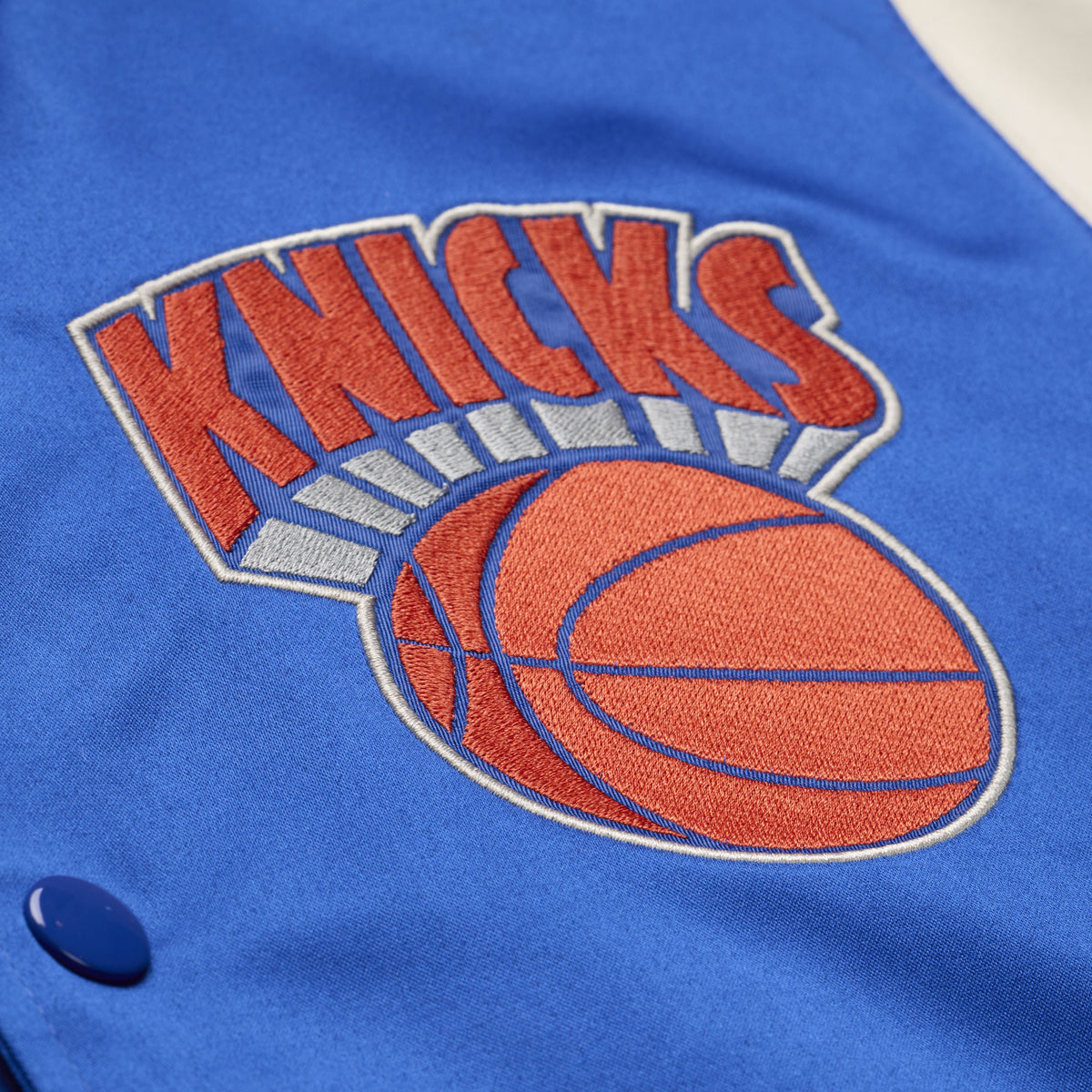 Mitchell & Ness Knicks Retro Roots Satin Jacket