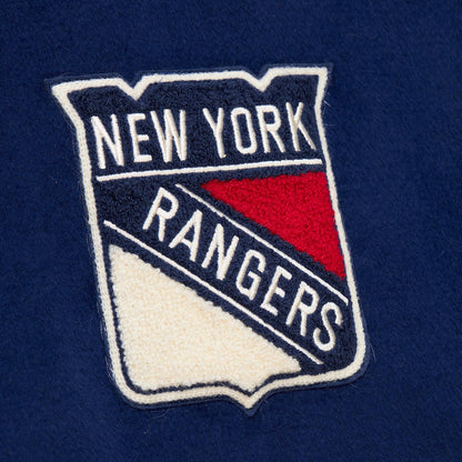 Mitchell & Ness Rangers Team History Varsity Jacket