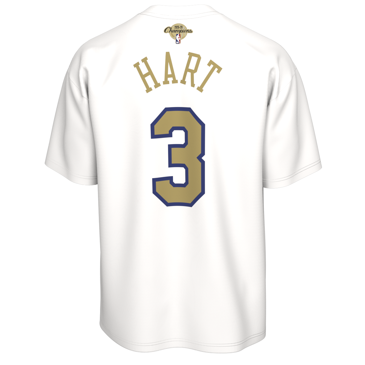 Nike Knicks Josh Hart Trophy Ring Banner Name & Number Tee