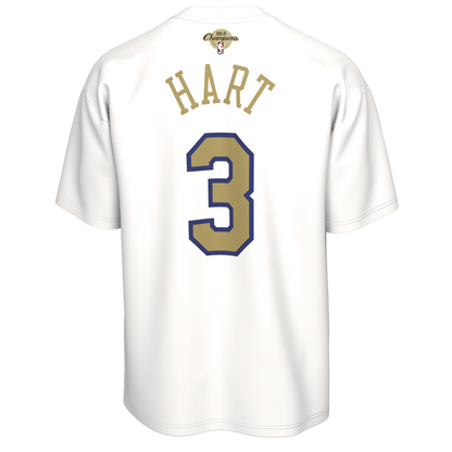Nike Knicks Josh Hart Trophy Ring Banner Name & Number Tee