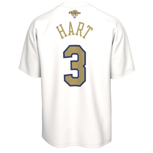 Nike Knicks Josh Hart Trophy Ring Banner Name & Number Tee