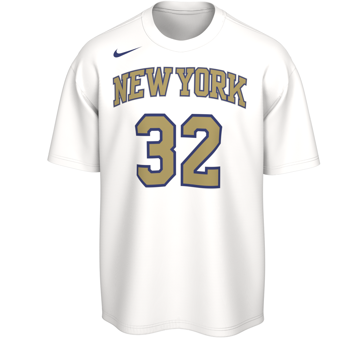Nike Knicks Karl Anthony Towns Trophy Ring Banner Name & Number Tee