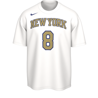 Nike Knicks OG Anunoby Trophy Ring Banner Name & Number Tee