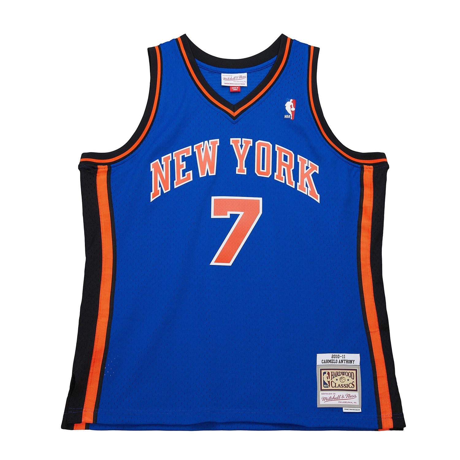 Mitchell Ness Knicks Carmelo Anthony 2010 Swingman Jersey