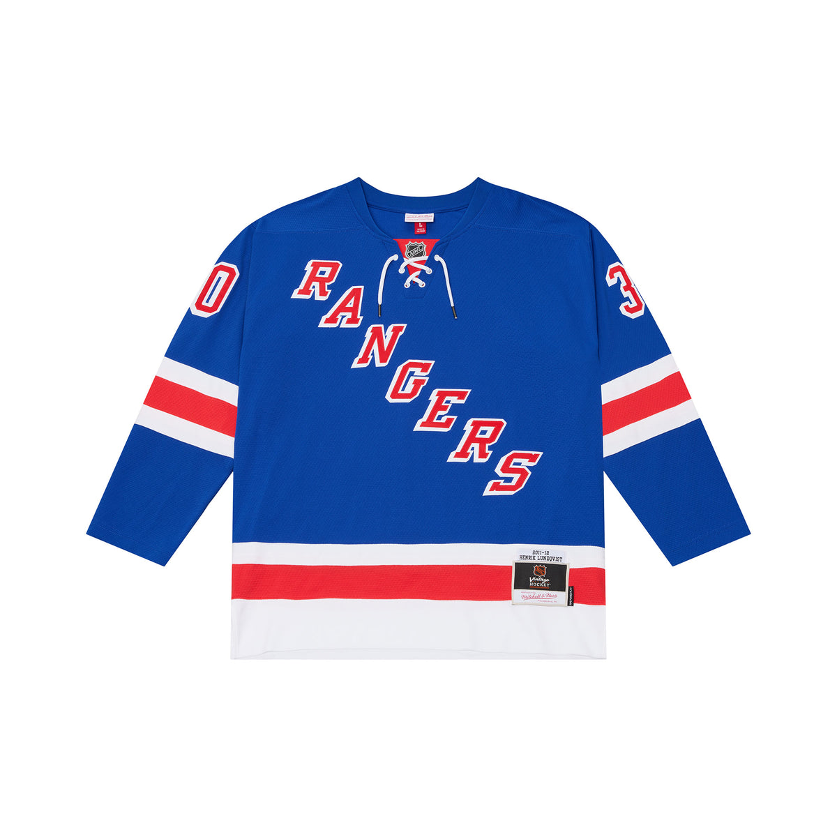 Mitchell & Ness Rangers Henrik Lundqvist 2011 Power Play Replica Jersey
