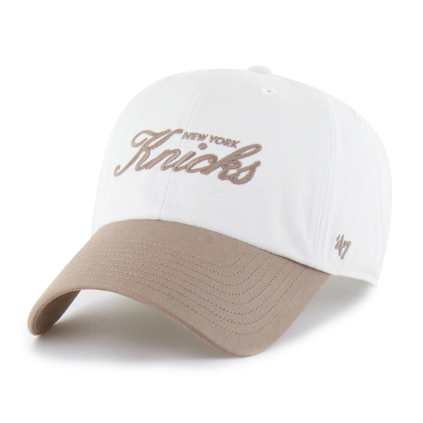 '47 Brand Knicks Sandstone/Portabella Foundational Two-Tone Clean Up