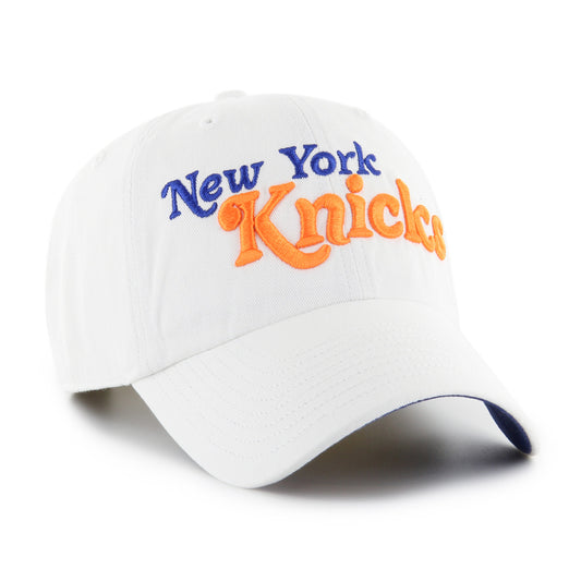 Women's '47 Brand Knicks Pensacola Clean Up In White - Front View