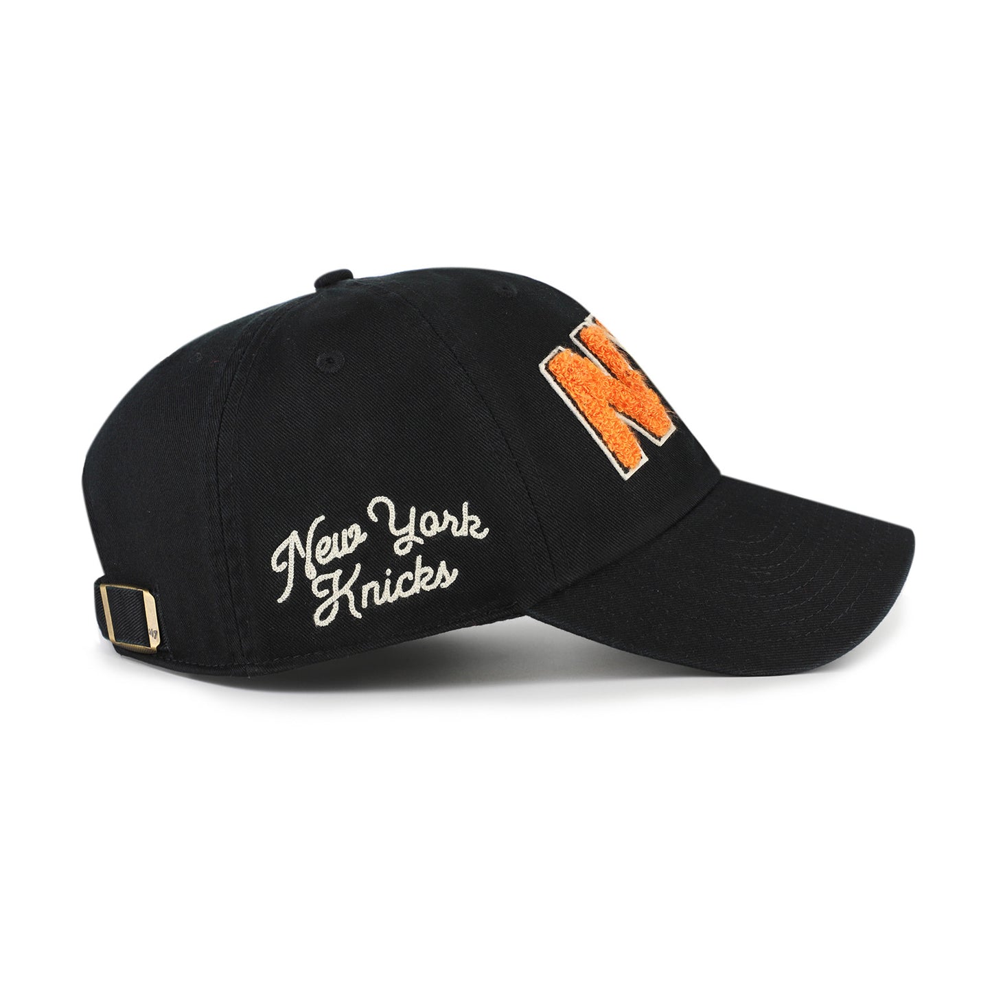 Women's '47 Brand Knicks Black Zoey Clean Up