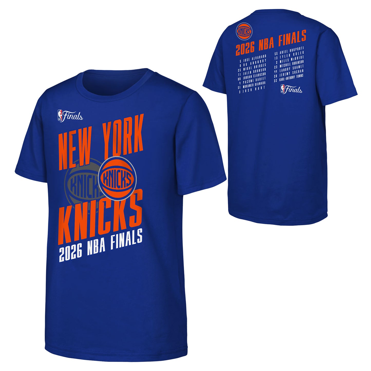 Youth Knicks Finals 26 Participant Roster Tee
