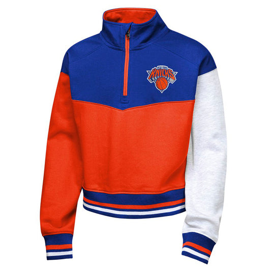 Outerstuff Knicks Girls Pinch Half Zip