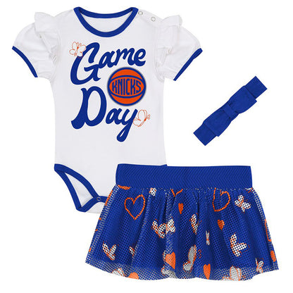 Outerstuff Knicks Infant Hitter Up Headband Set