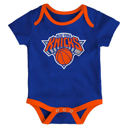 Newborn Knicks Born To Ball 3 Piece Creeper Set
