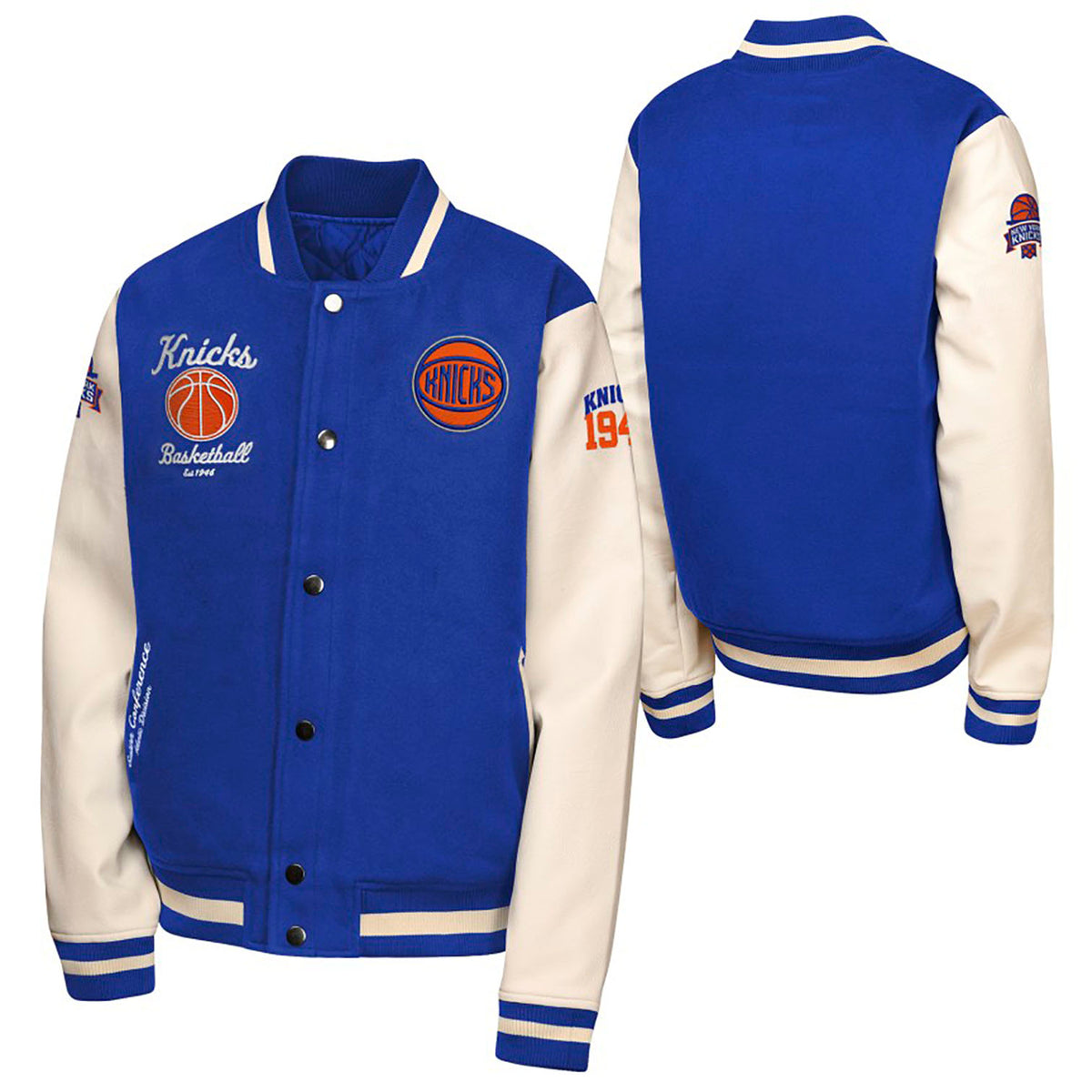 Toddler Knicks Full Team Hug Varsity Jacket