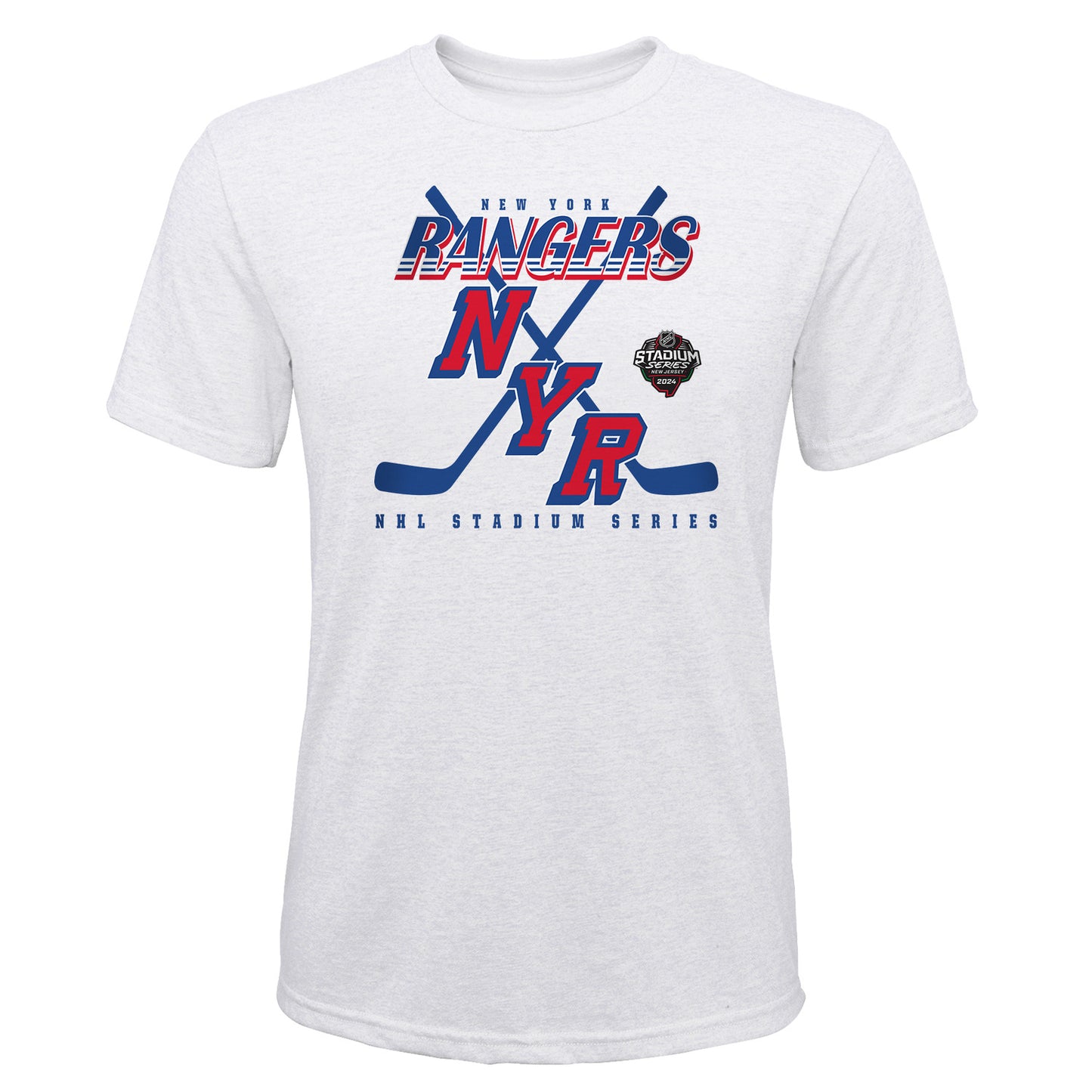 Youth Rangers Stadium Series 2024 Classic Callout Triblend Tee