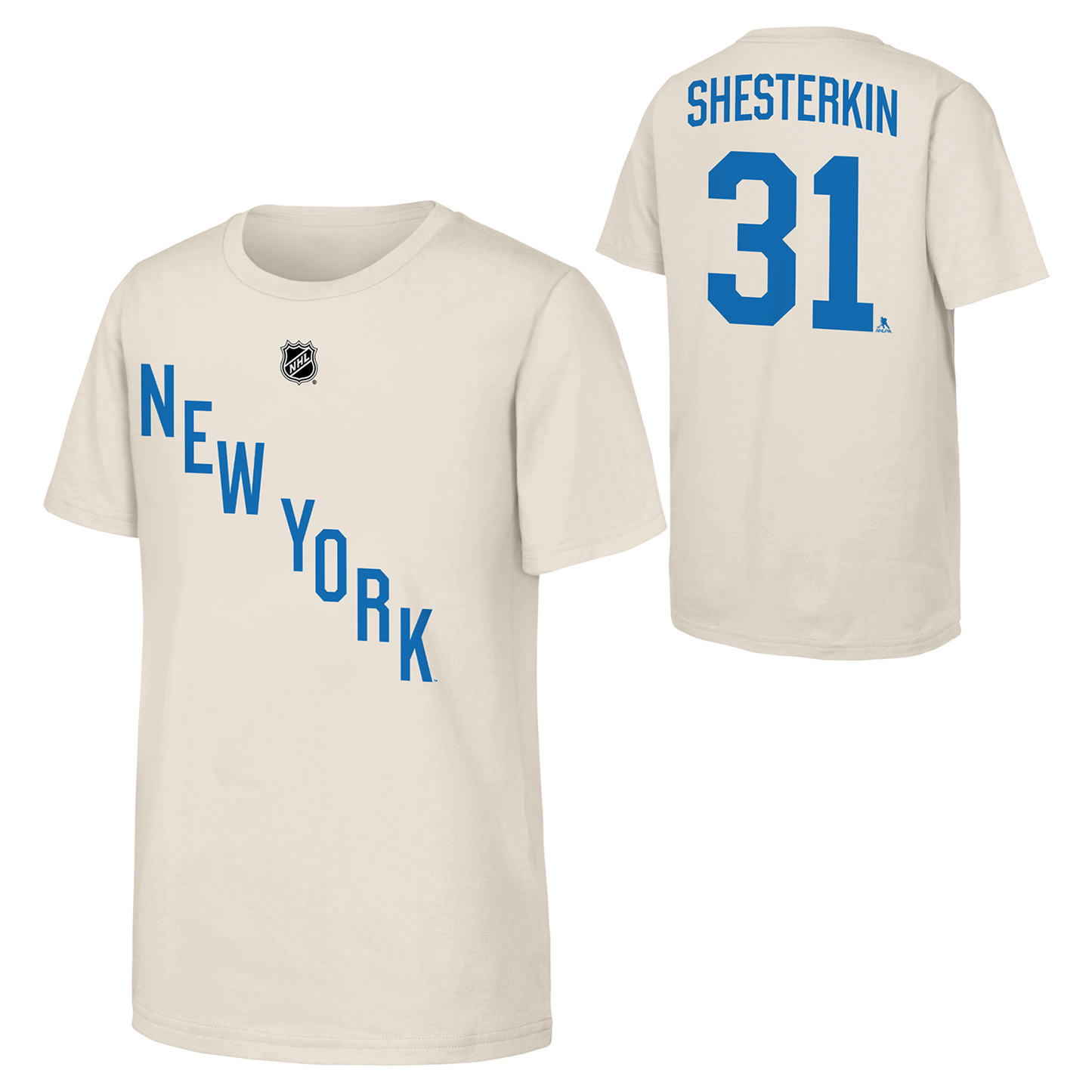 Youth Igor Shesterkin Rangers Winter Classic Name & Number Tee