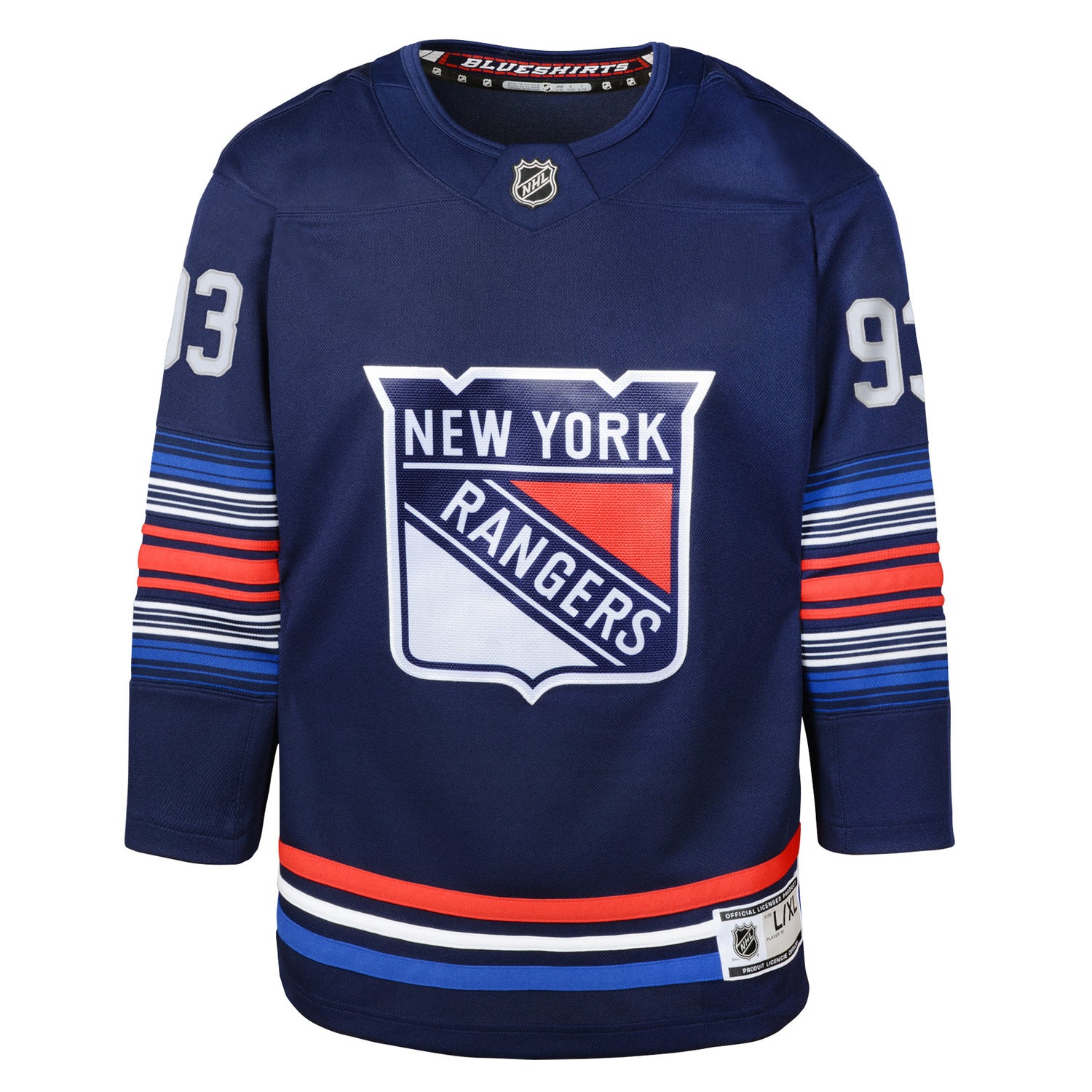 Youth Mika Zibanejad Premier Third Jersey - Front View