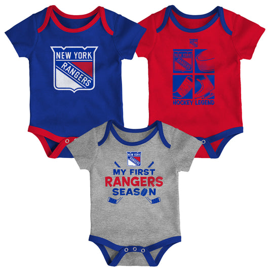 Infant Rangers Legend 3 Pack Creeper Set