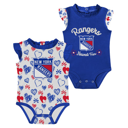 Infant Rangers Happy Hearts Creeper Set