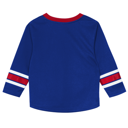 Infant Rangers Denting the Net Longsleeve Jersey & Pants Set