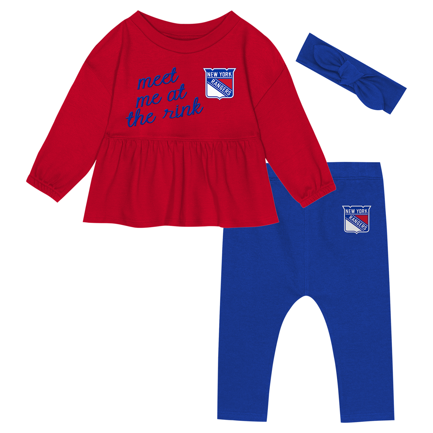Infant Rangers Rink Queen 3 Piece Fashion Set