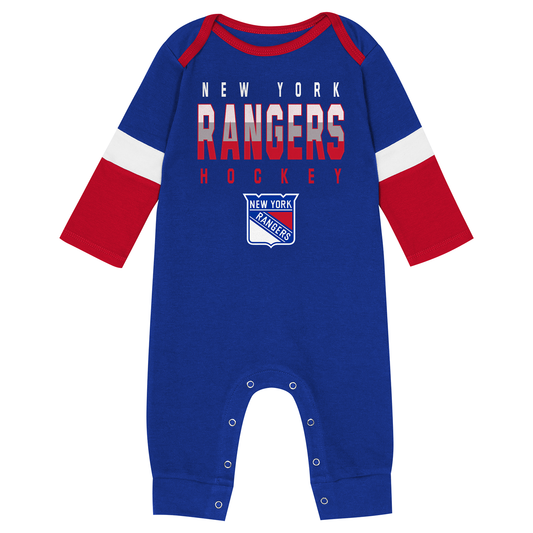 Newborn Rangers Cycling the Puck Longsleeve Coverall
