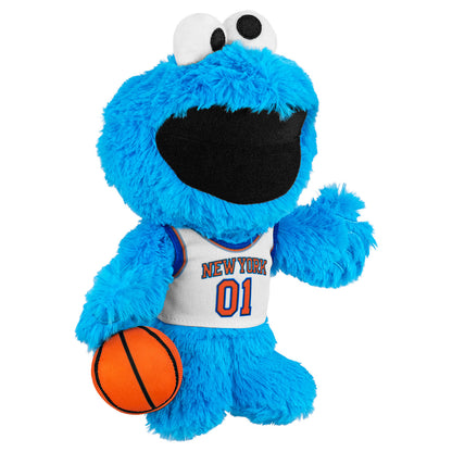 Uncanny Brands Knicks Sesame Street Cookie Monster 8" Kuricha Sitting Plush