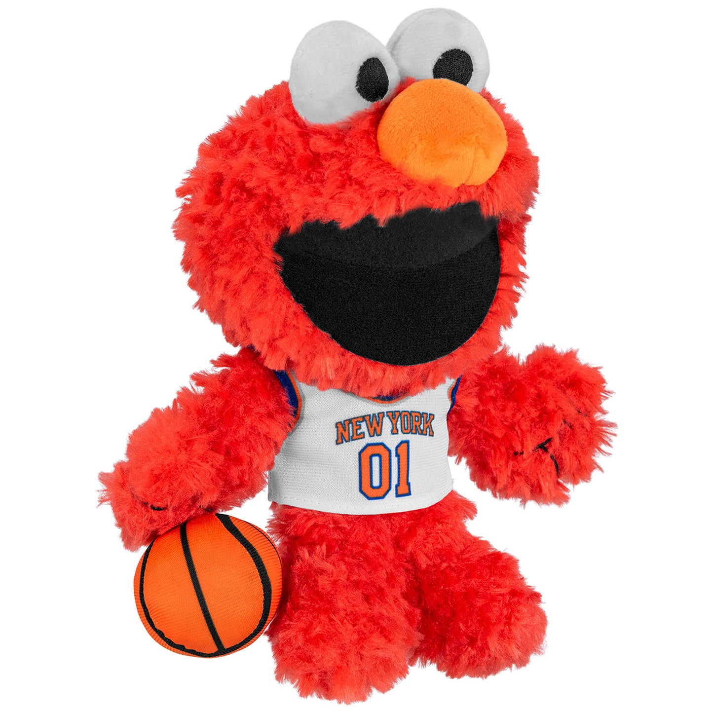 Uncanny Brands Knicks Sesame Street Elmo 8" Kuricha Sitting Plush
