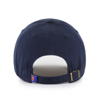 47 Brand Knicks Ball Logo Navy Clean Up Hat