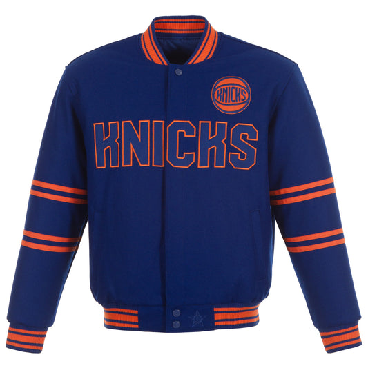 JH Design Knicks Reversible Wool Jacket