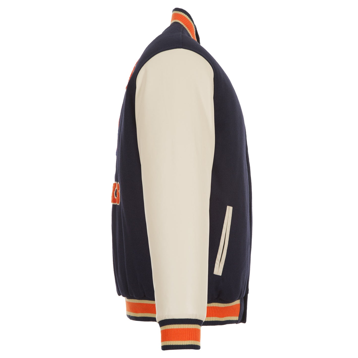 JH Design Knicks Reversible Chenille Wool Jacket - Right View