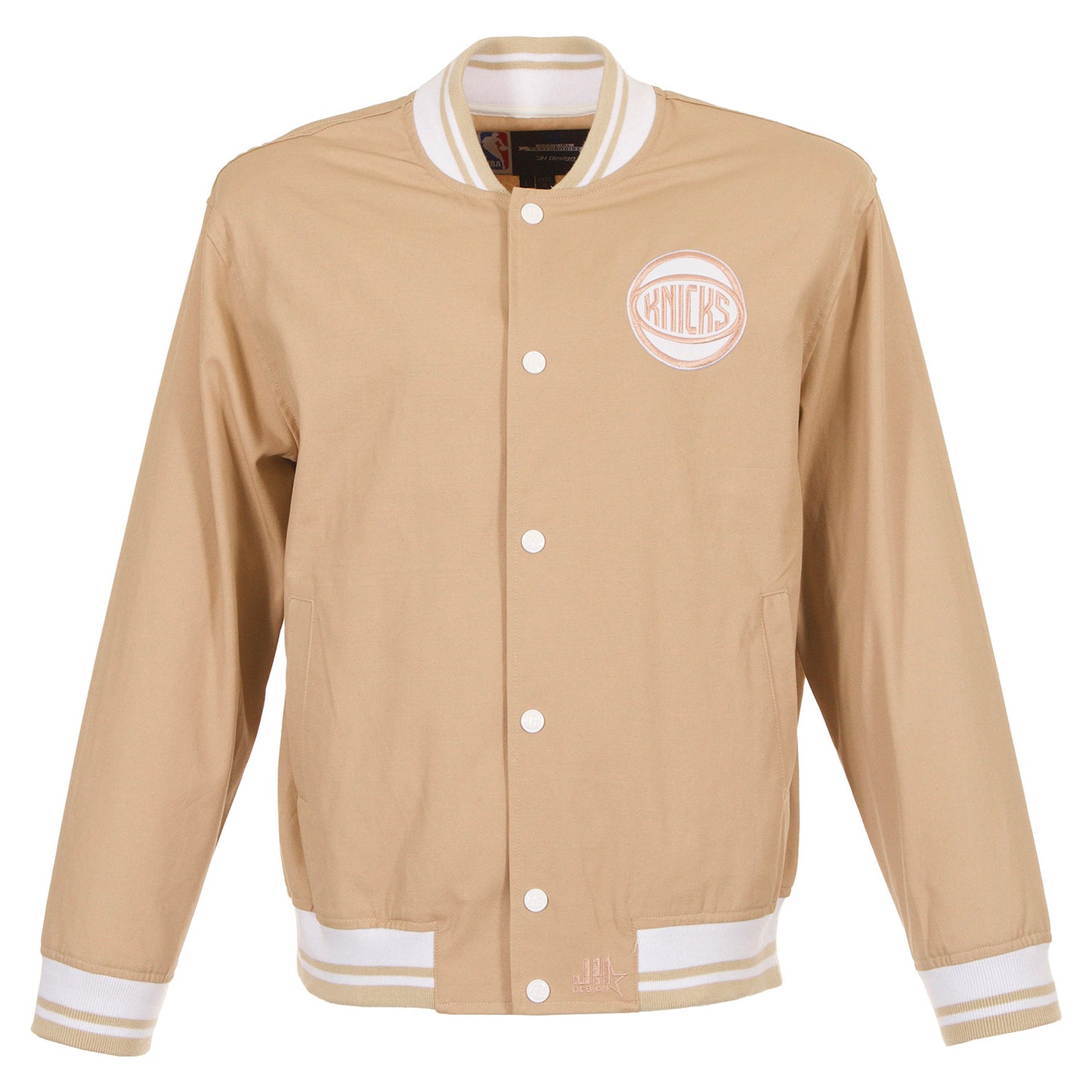 JH Design Knicks Tan Lightweight Canvas Jacket