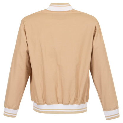 JH Design Knicks Tan Lightweight Canvas Jacket