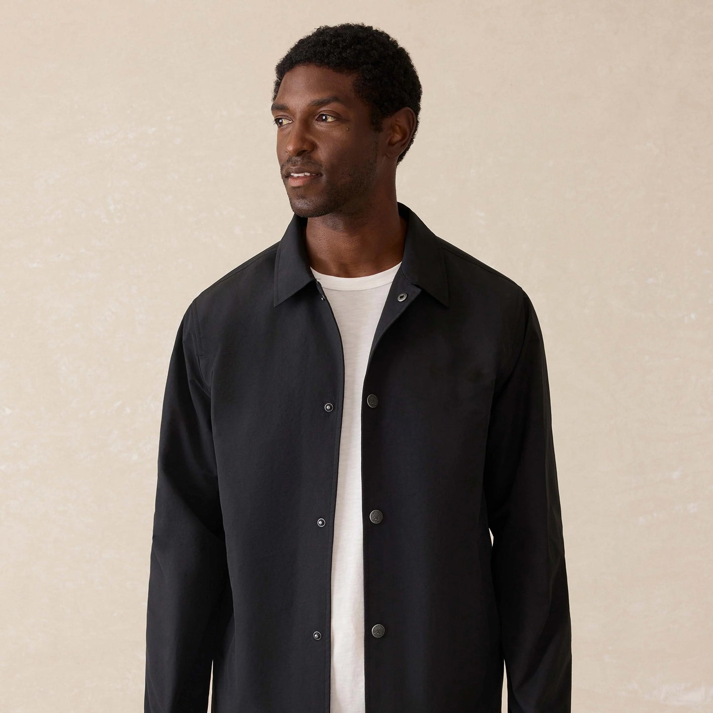 Faherty Knicks Black Coaches Jacket