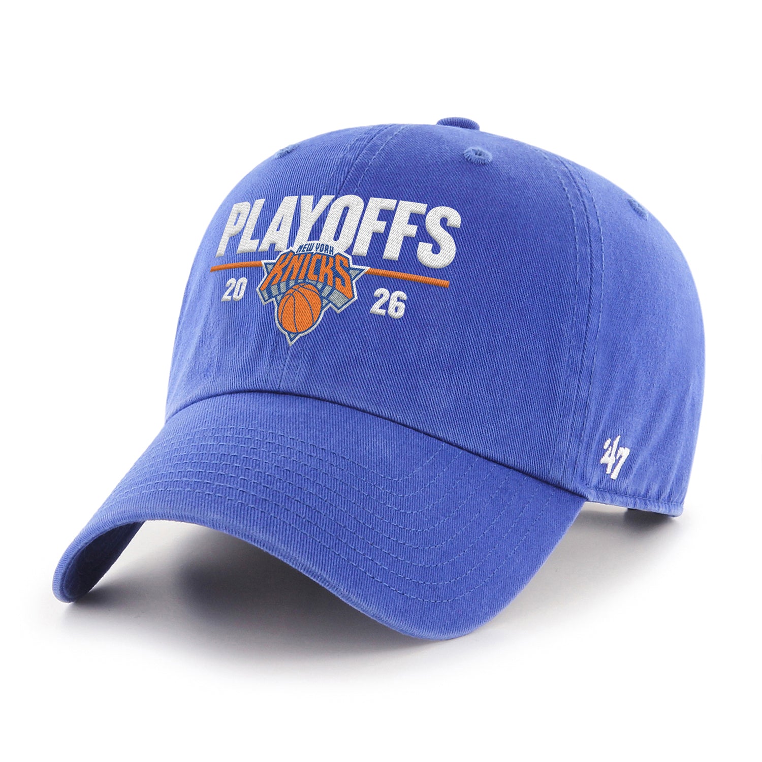 47 Brand Knicks Playoffs 2026 Clean Up Hat – Shop Madison Square