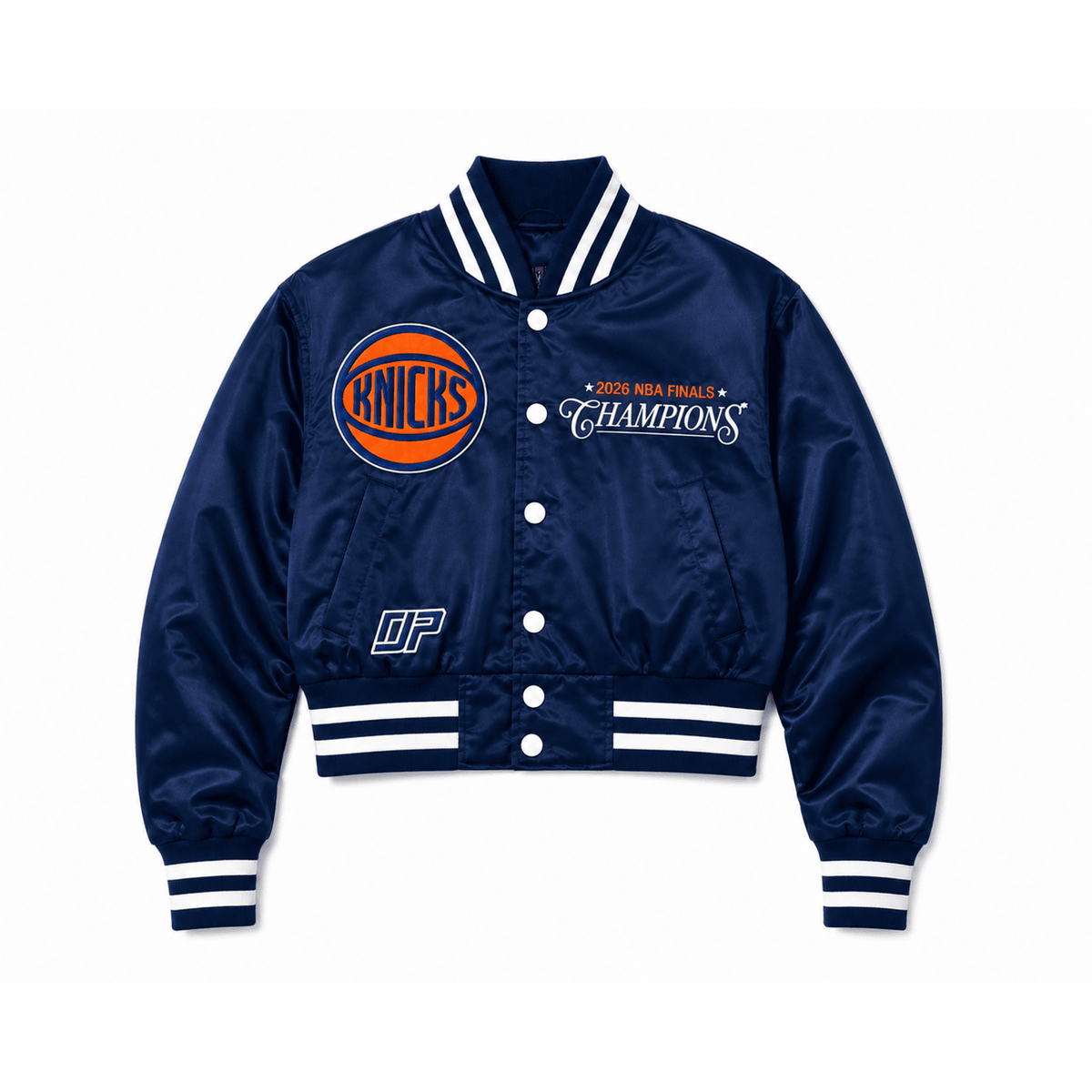 Women's Dannijopro Knicks 26 Champions Crop Bomber Jacket