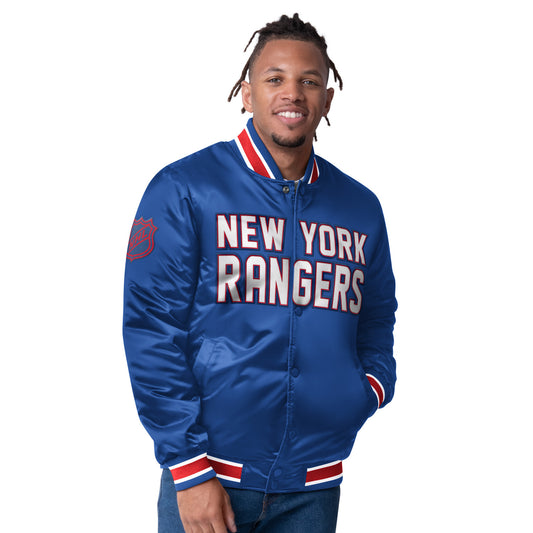 Starter Rangers Closer Reversible Satin Jacket