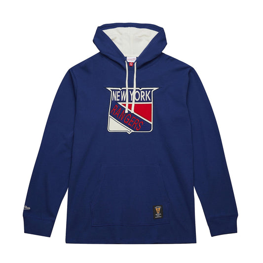 Mitchell & Ness Rangers Vintage Logo Lightweight Thermal Hoodie