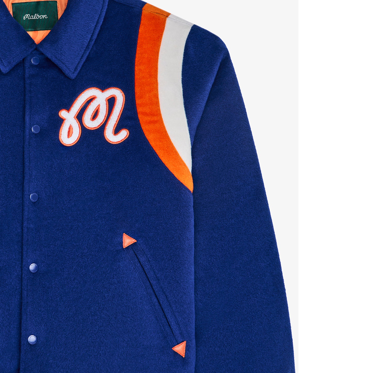 Malbon x Knicks The Garden Varsity Jacket