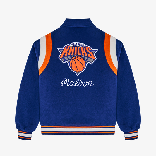 Malbon x Knicks The Garden Varsity Jacket