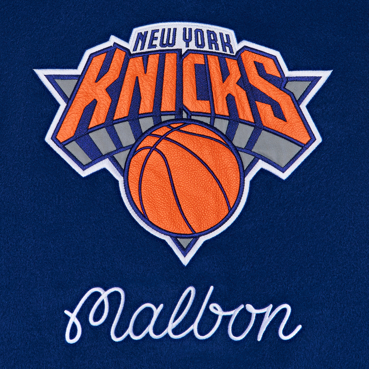 Malbon x Knicks The Garden Varsity Jacket