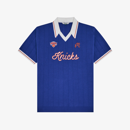 Malbon x Knicks Royal Uptown Knit Polo