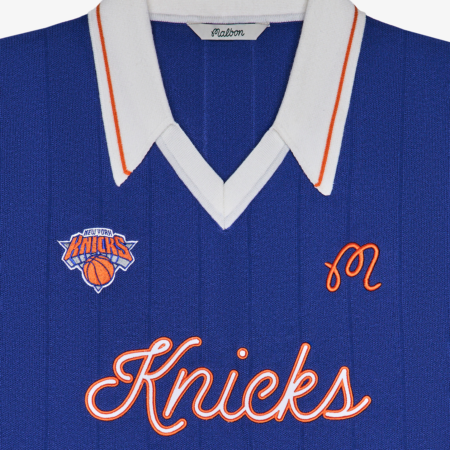 Malbon x Knicks Royal Uptown Knit Polo