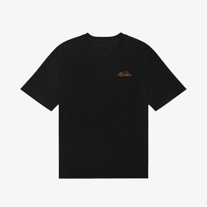 Malbon x Knicks Black Bermuda Courtside Tee