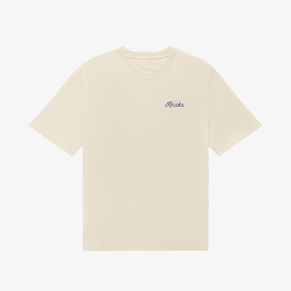 Malbon x Knicks Cream Bermuda Courtside Tee