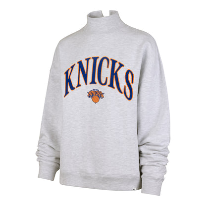 Women's '47 Brand Knicks Vantage Mock Neck Pullover - Front View