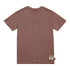 Women's Mitchell & Ness Knicks Terra T-Shirt - In Brown - Front View