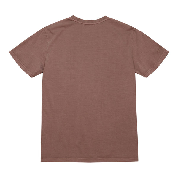 Women's Mitchell & Ness Knicks Terra T-Shirt - In Brown - Back View