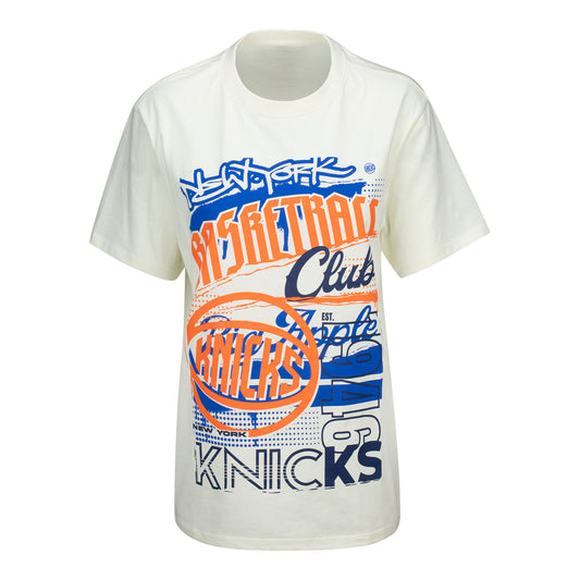 Wild Collective Knicks Oversized Graphic Tee - Front View